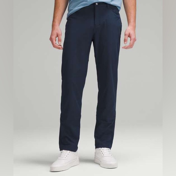 lululemon athletica Other - Lululemon Warpstreme Slim Fit Pants Size 31x26 Black Stretch Golf Performance